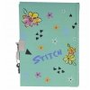 PAMIĘTNIK STICH DZIEWCZĘCY DZIECIĘCY STITCH  z KŁÓDKĄ Flowers 